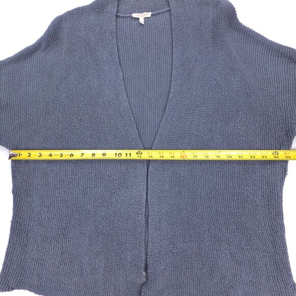 EILEEN FISHER Tangled Linen Cotton Cardigan Blue Minimal Lagenlook Boho Lagom 3X - Picture 4 of 6